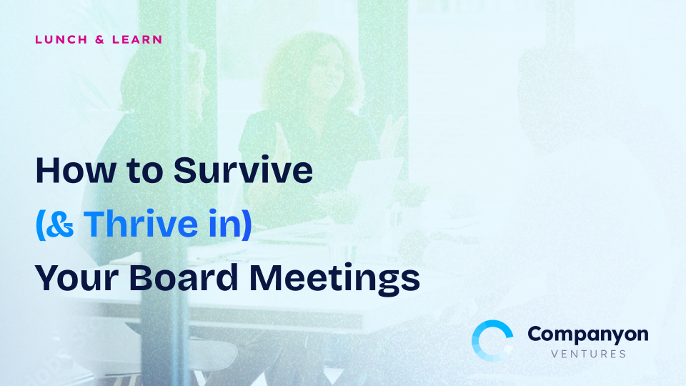 Survive & Thrive in Board Meetings 2025